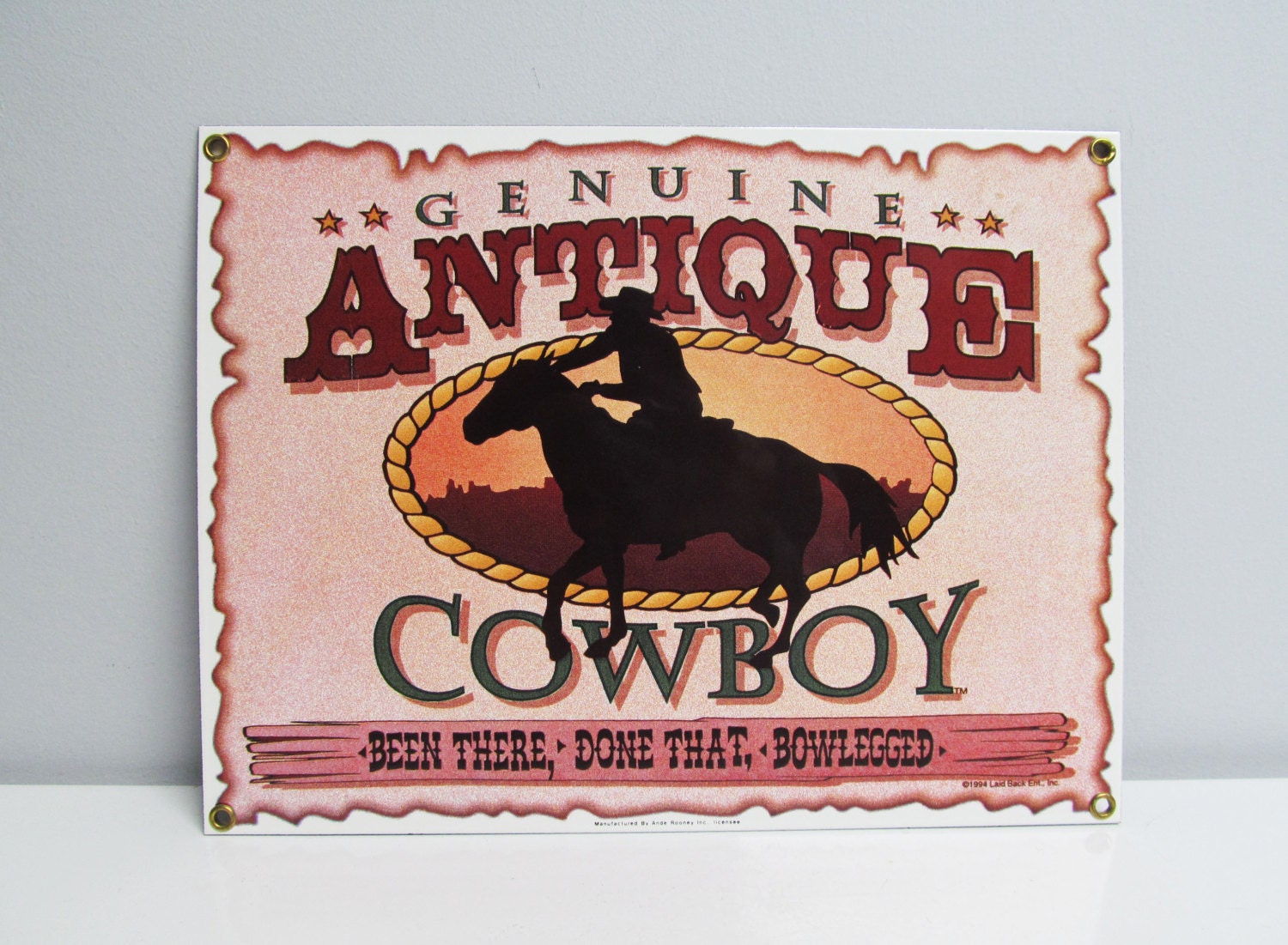 Old West metal Signs country cowboy rodeo ranch horse