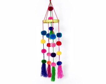 Pom Pom Mobile / Mexican Folk Art