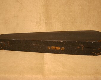 Antique Wood Coffin Style Violin Case