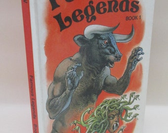 Vintage Children's Book -Famous Legends Book 1 - A Ladybird Book