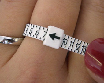 US ring sizer, Multisizer, ring size 1-17, measure your fingers before buying