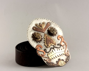 Sugar Skull belt buckle