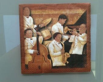 set of 2 napkins Jazz