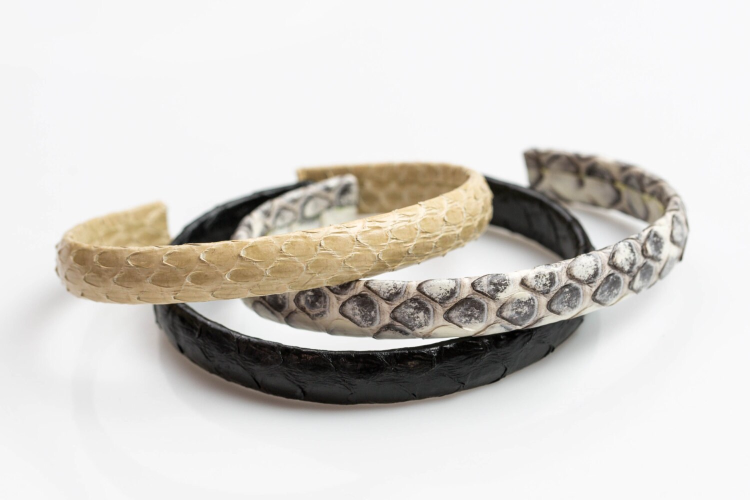 Genuine Python Snake Skin Snakeskin Bracelets Snakeskin