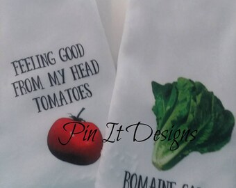 Funny Kitchen Towels - Kitchen Decor - Hostess Gift - Dish Towels - Housewarming Gift - Gift For Mom - Wedding Shower Gift - Hand Towel