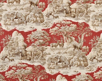 Ferguson Garnet, Braemore Fabric, Fabric By The Yard