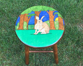 Kid's Rabbit Stool