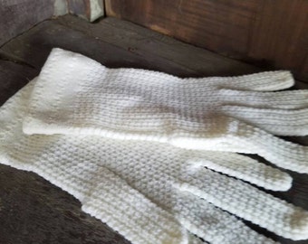 Women | Girl White Cotton Gloves