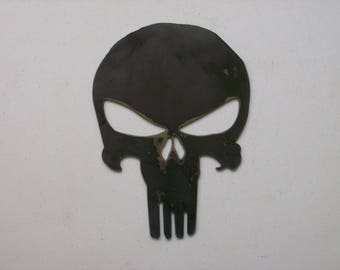 Punisher Skull Girl Decal Choose Size and Color 002