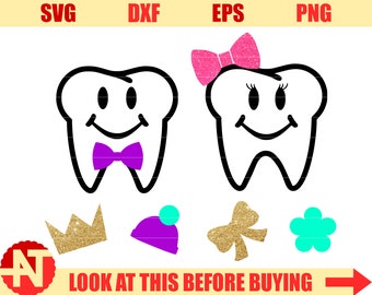 Teeth SVG for Tooth Fairy Bags Tooth svg Tooth Fairy Svg Create your own svg for Cricut Silhouette Cutting File svg dxf png eps toddler svg