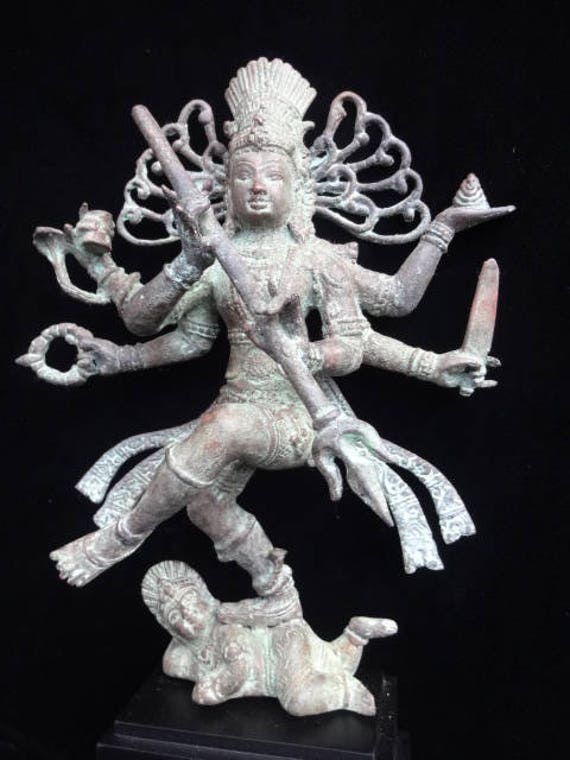 Siva Nataraja Statue God Dancing Cern Brass Multi Hands