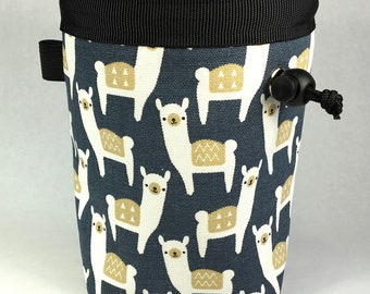 Chalk bag, Llamas, Chalkbag, Climbing Chalk Bag, Chalk bag Climbing, Rock Climbing Chalk bag, Climbing Gear, Llama Chalk bag, Cute Llamas