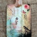 Ballerina In A Bottle Postcard Gift or Scrapbook Tags or Magnet #355