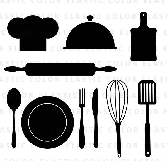 Kitchen svg kitchen utensils clipart restaurant clip art Kitchen svg kitchen utensils clipart restaurant clip art