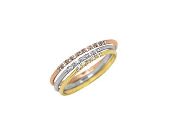 Diamond Wedding Ring, Engagement Ring, Thin Wedding Band, Diamond Ring, Diamond Band, 7 Diamonds Ring, Knuckle Ring, Diamond Engagement Ring