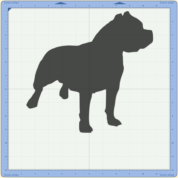 Download Pit Bull / SVG / Cutting File / Stencil / Silhouette / USA