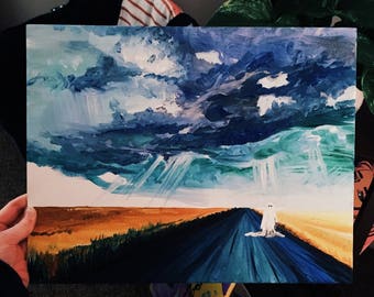 SHEET GHOST Original Painting