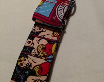 WONDER WOMAN 1 1/2" Martingale Collar #131