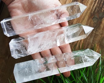 Large 5" Clear Crystal Quartz Tower - 547