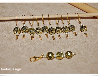 Stitch Markers for knitting Rosengold advance marker Progress keeper knitting