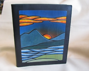 3 Ring Binder/ Leather Cover / Removeable