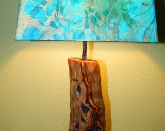 Manzanita Burl Lamp base (Shade is optional)