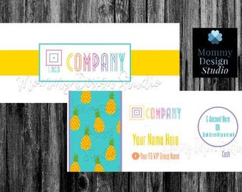 Pineapple MoolaCash/Bucks - HO Approved Branding Guide Colors/Fonts - Fashion Retailer - Gift Certificates CompanyCash - Bundles -Printable