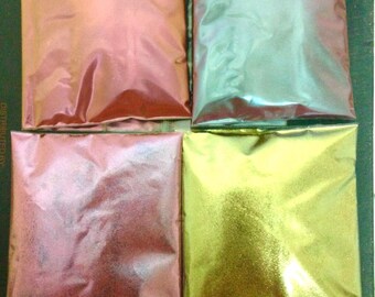 mica powder, chameleon powder art,color change pigment,fine powder,nail polish powder, pearl pigment flip flop, resin craft, coatings, green
