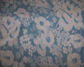 Vintage Floral Print Knit Fabric