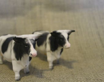 1960's Cow Salt and Pepper Shakers