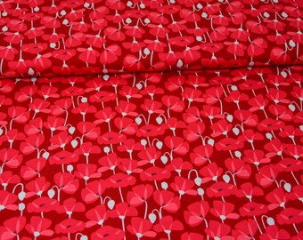 Cotton-Patchwork Riley Blake Desert Bloom-Red desert poppy