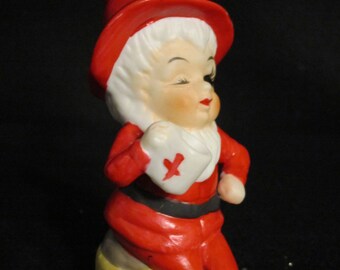 Christmas Pixie Elf Santa Figurine (1207)