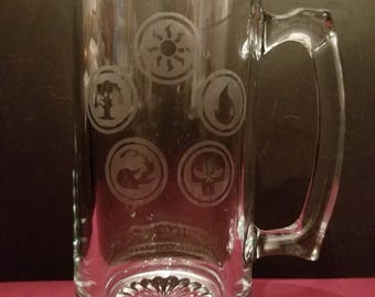 Magic the Gathering - Mana Symbols Beer Mug
