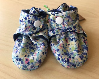 Watercolor Floral Booties 0-3 months