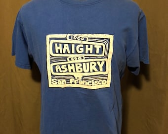 Vintage San Francisco Haight and Ashbury T-Shirt, Size Large