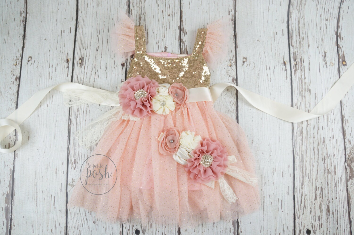 flower girl dress blush flower girl dress flower girl