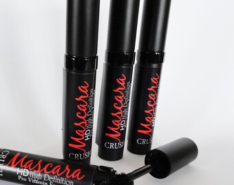 Black Mascara Eye Shadow Long Full Lashes High Definition Mascara Mineral Makeup Vegan Eyeliner Water Resistant Smudge Proof FUNERAL PARTY