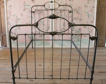 Antique Iron Bed | Etsy