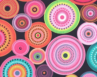 Michael Miller Fantasy Woods AURORA BOREALIS Sorbet fabric - 1 yard