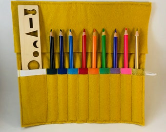 Montessori Grammar Pencil Roll