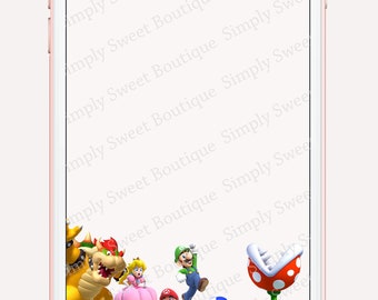 Super Mario Geofilter, Snapchat geofilter, Birthday geofilter, birthday snapchat, snapchat filter, mario geofilter, snapchat birthday