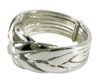 Puzzle Ring, 6 bands-puzzle Ring 6 tapes-3849