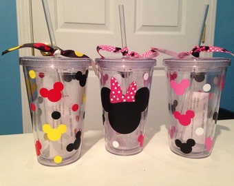 Personalized Disney Tumbler Cup Glass