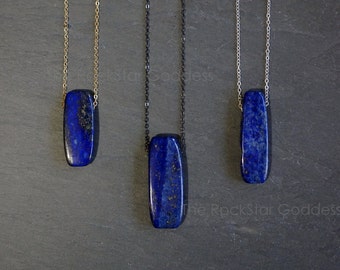 Lapis Lazuli Necklace // Lapis Lazuli // Lapis Lazuli Pendant // Blue Lapis // Lapis Necklace