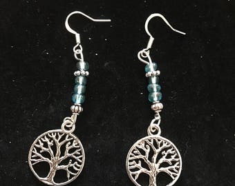 Tree of Life drop earrings