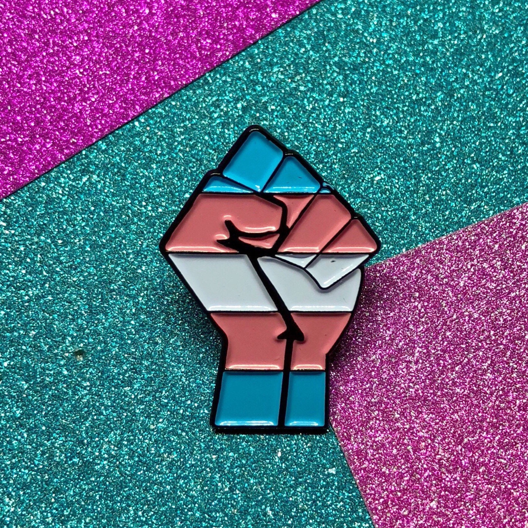 Enamel Pin Transgender Pride Pin Transgender Badge Lgbtq 