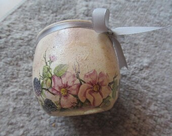 Berry Branch Candle Holder / Multiuse Container
