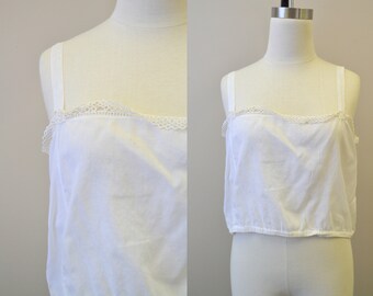 Victorian Cotton and Lace Camisole