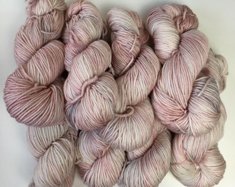 Birthday Roses. 8ply 100g Hand Dyed 70 percent Australian Merino, 20 percent Nylon & 10 percent Silk