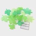 Frosted Green Lucite Three Sizes LEAF charms, beads, Sold per 18 pc, 1009-29